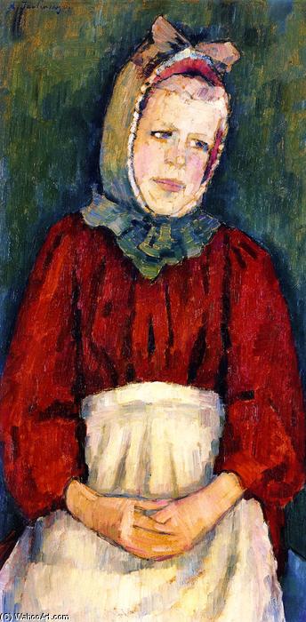 Peasant Girl In A Bonnet — Alexej Von Jawlensky
