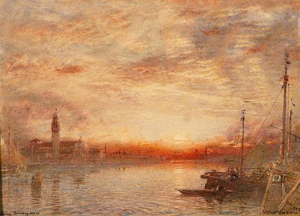 Venice, Cemetery Island — Альберт Гудвин