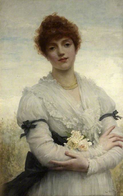 An English Girl — Samuel Luke Fildes