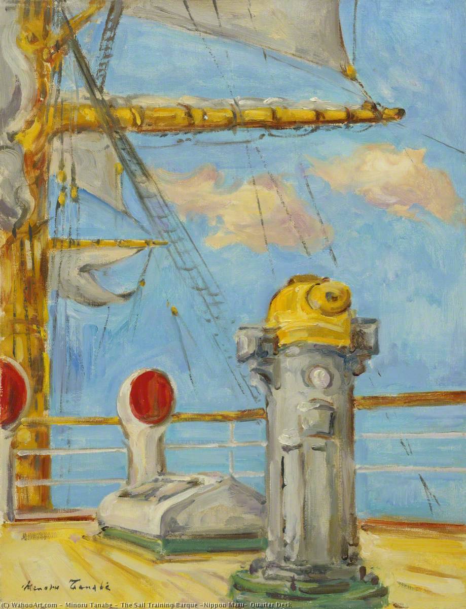 The Sail Training Barque 'nippon Maru' Quarter Deck — Minoru Tanabe