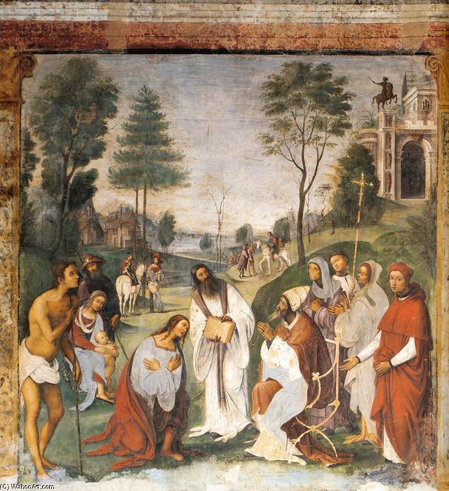 Legend Of Sts Cecilia And Valerian, Scene 2 — Lorenzo Costa (the Elder)