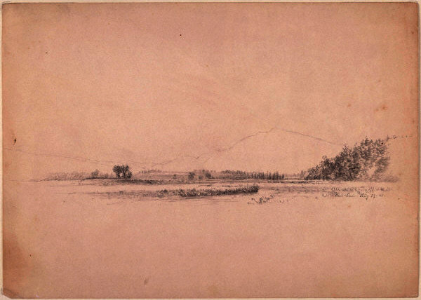 Landscape Near Fort Ann — Homer Dodge Martin