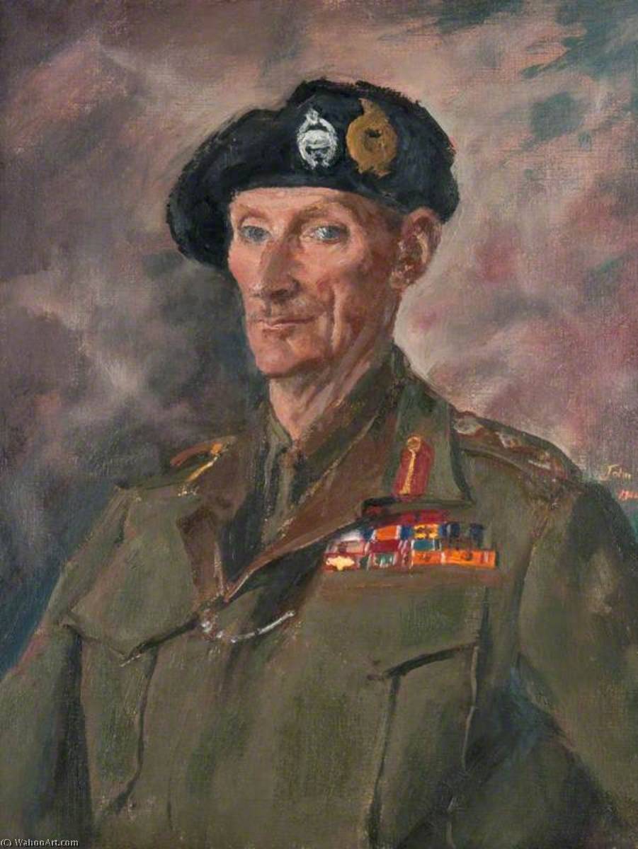 Field Marshal Bernard Law Montgomery (1887–1976), 1st Viscount Montgomery Of Alamein — Augustus Edwin John