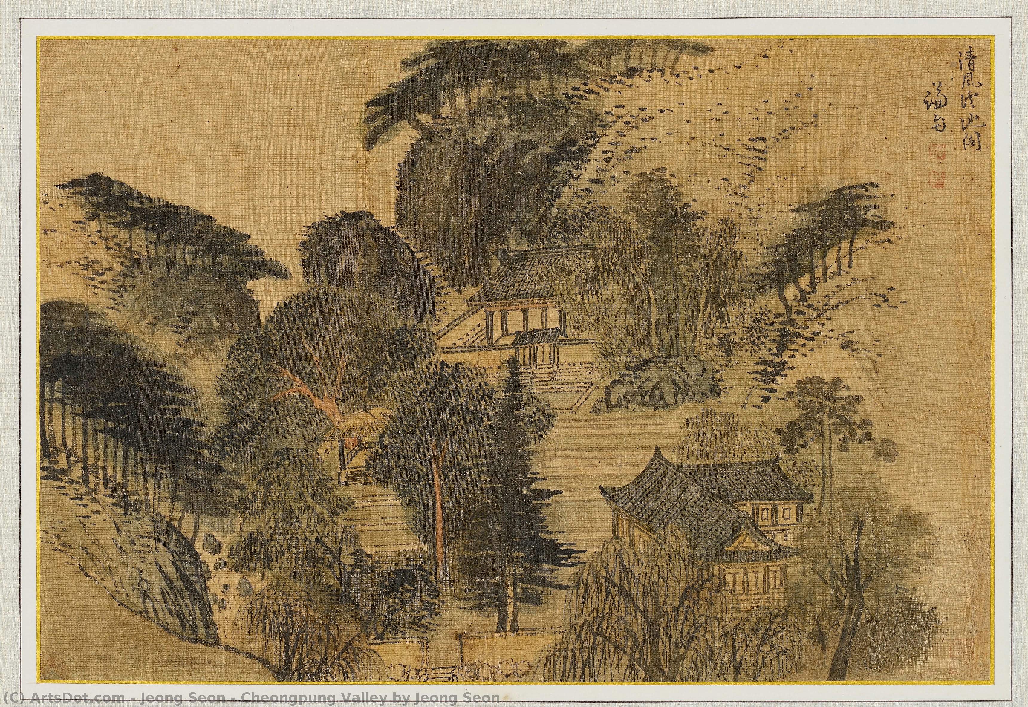 Cheongpung Valley By Jeong Seon — Jeong Seon
