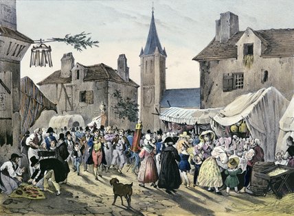 Local Fetes Around Paris — Jean Victor Adam