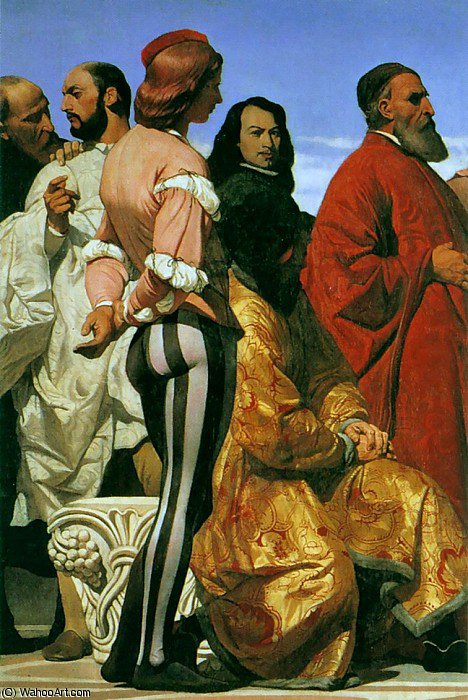 Hemicycle Of The Ecole Des Beaux-arts (detail) - — Hippolyte-paul Delaroche