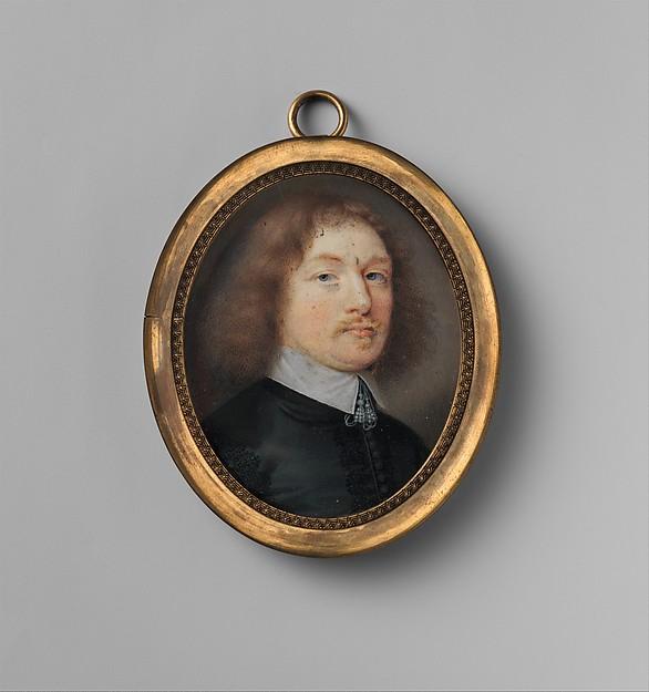 Portrait Of A Man, Said To Be Philip Wharton (1613–1696), Fourth Baron Wharton — John Hoskins