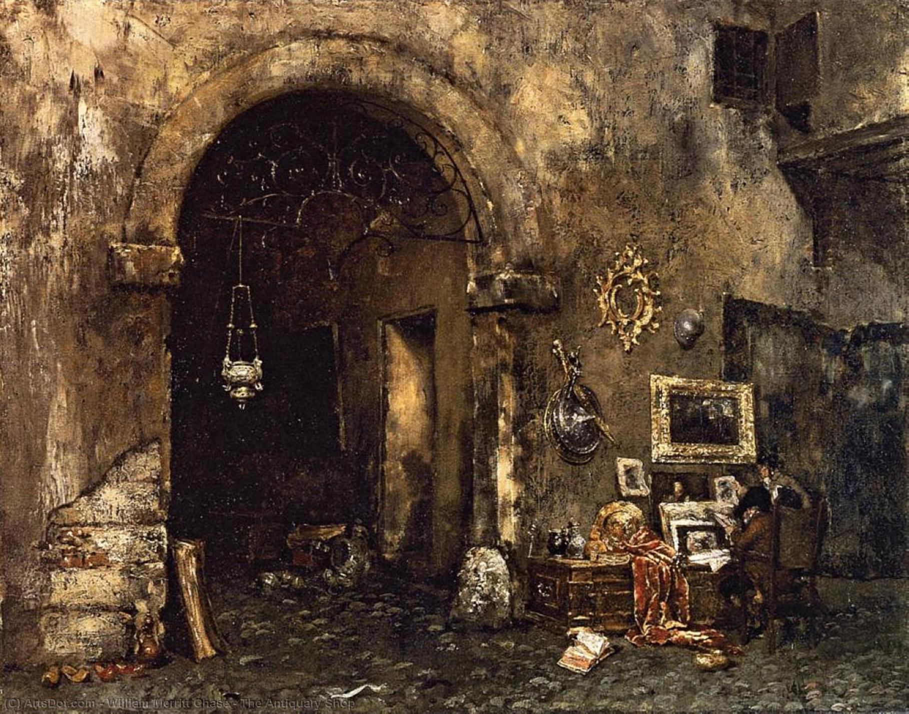 The Antiquary Shop — William Merritt Chase