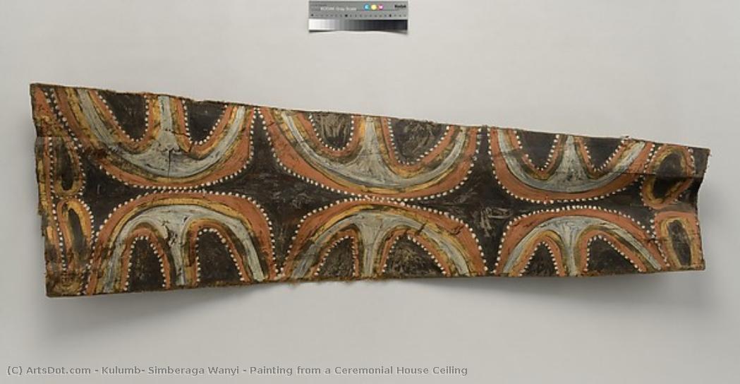 Painting From A Ceremonial House Ceiling — Kulumb, Simberaga Wanyi