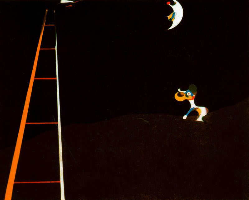Perro Ladrando A La Luna — Joan Miró