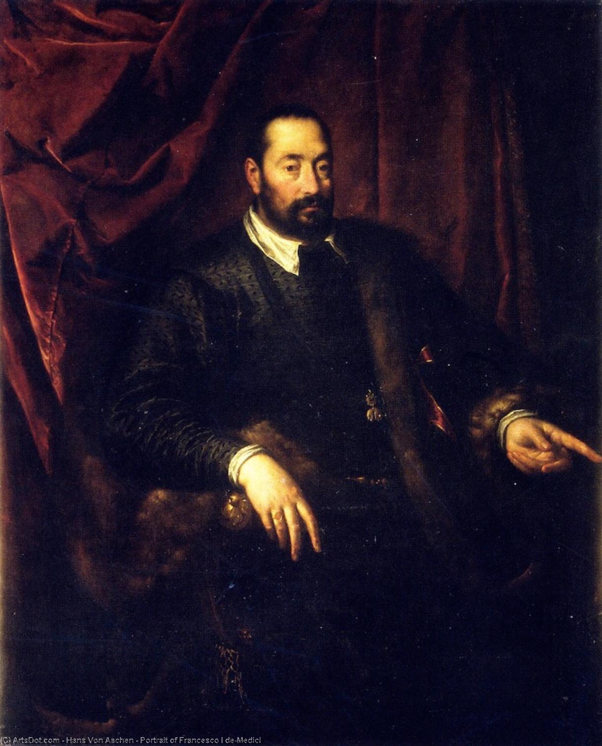 Portrait Of Francesco I De'medici — ハンス・フォン・アーヘン