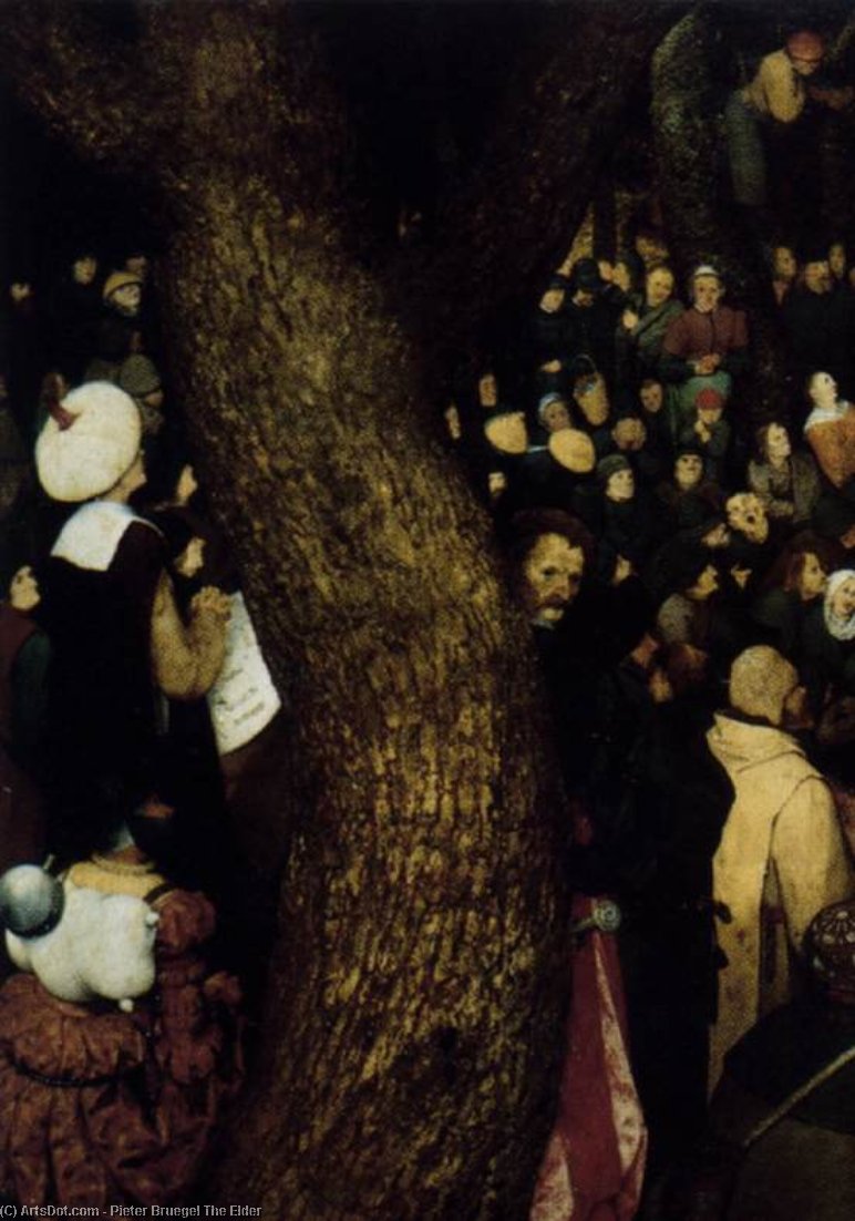 Die Predigt Des Johannes Des Täufers — Pieter Bruegel Der Ältere
