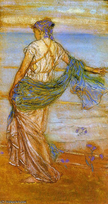 Annabel Lee (also Known As Niobe) - — James Abbott Mcneill Whistler