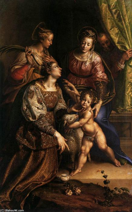 Virgin And Child With Saints — Antonio Campi