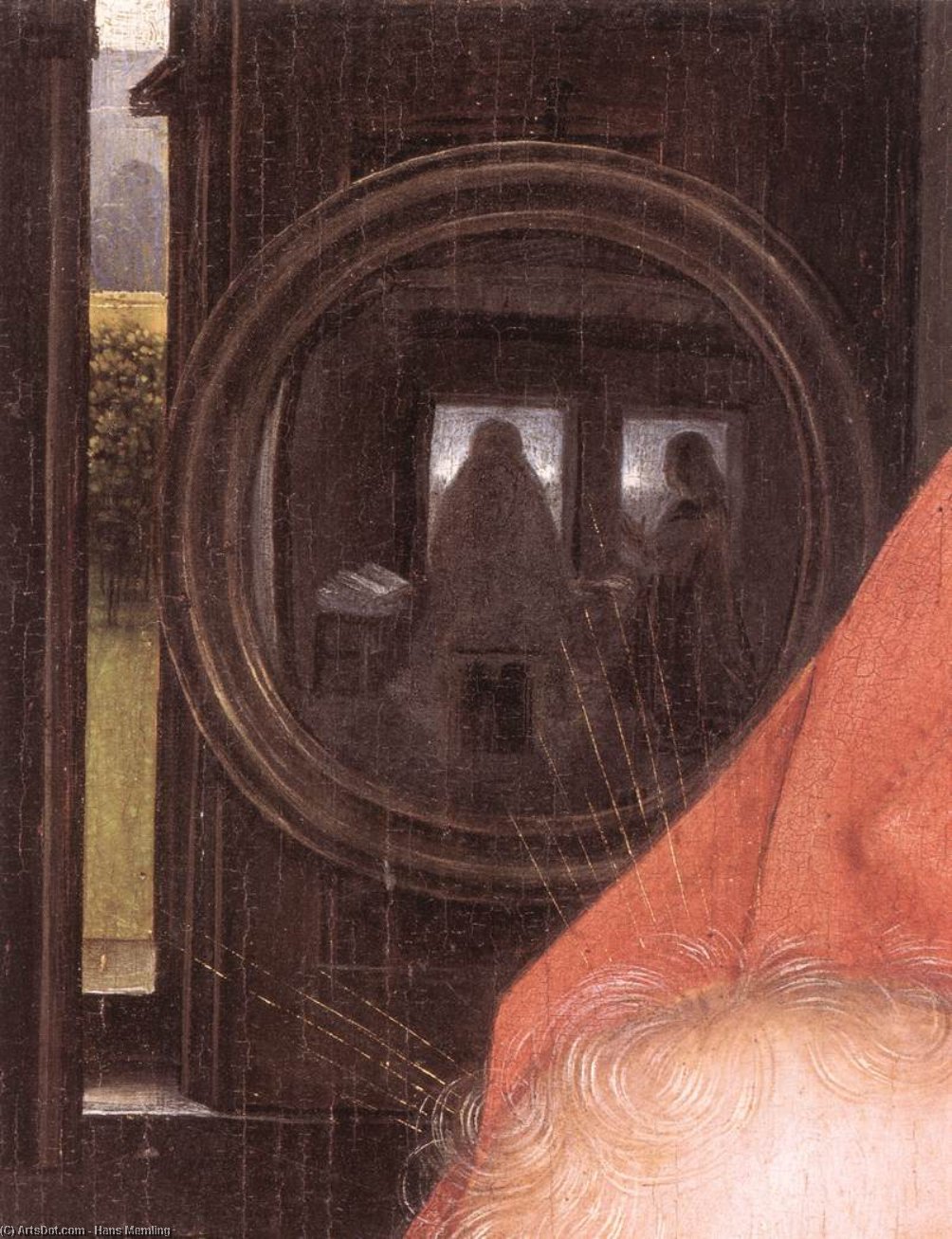 Late - Diptych Of Maarten Nieuwenhove (detail) — Memling, Hans