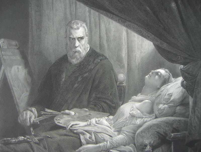 Tintoretto Am Grab Seines Mädchens — Tintoretto (jacopo Comin)