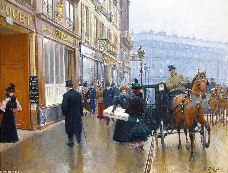 La Devanture Du Couturier Doucet — Jean Georges Béraud
