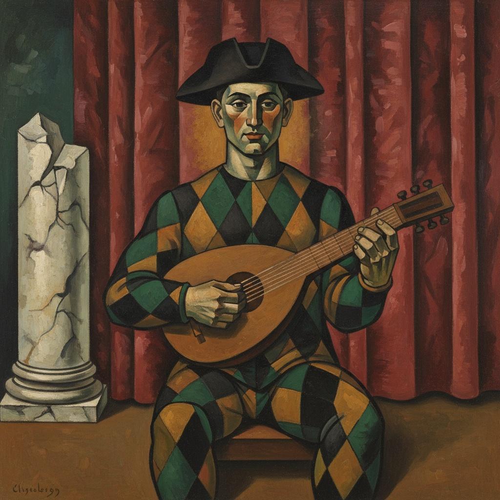 The Solitary Minstrel In Crimson And Ochre: A Singular Vision — Marc Duvallier