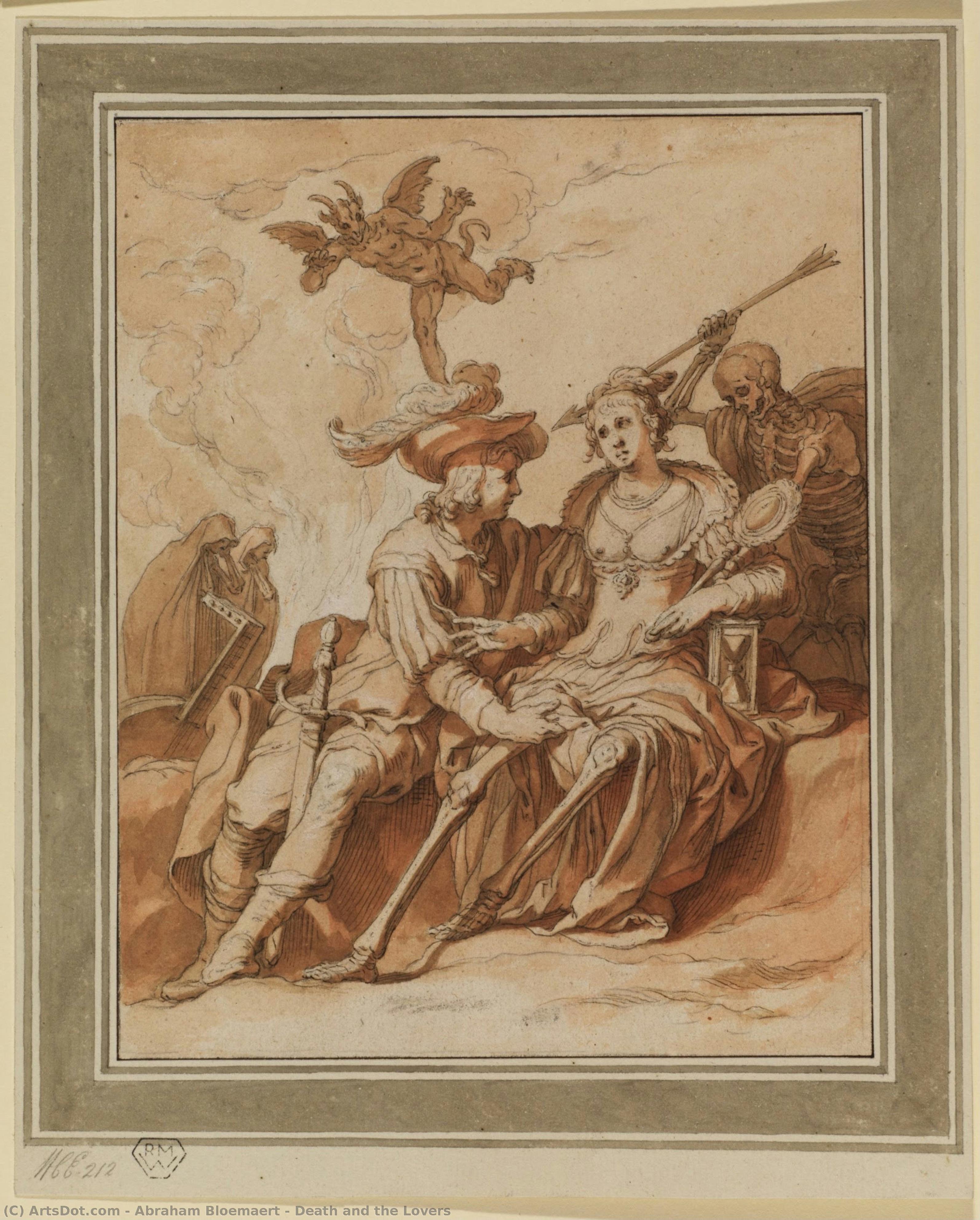 Death And The Lovers — Abraham Bloemaert