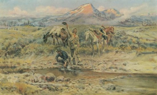 Discovery Of Last Chance Gulch — Charles Marion Russell