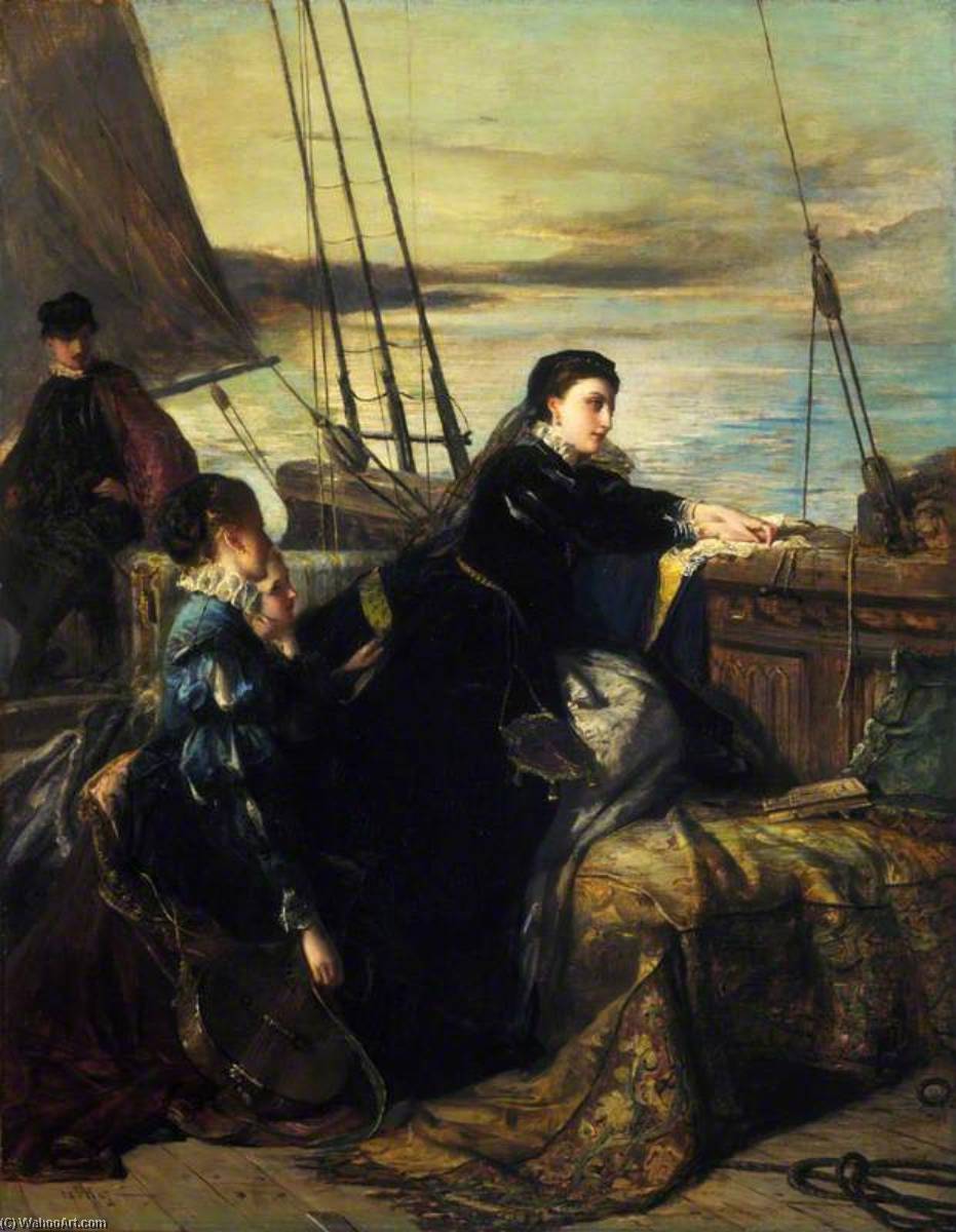 Mary, Queen Of Scots The Farewell To France — Robert Inerarity Herdman