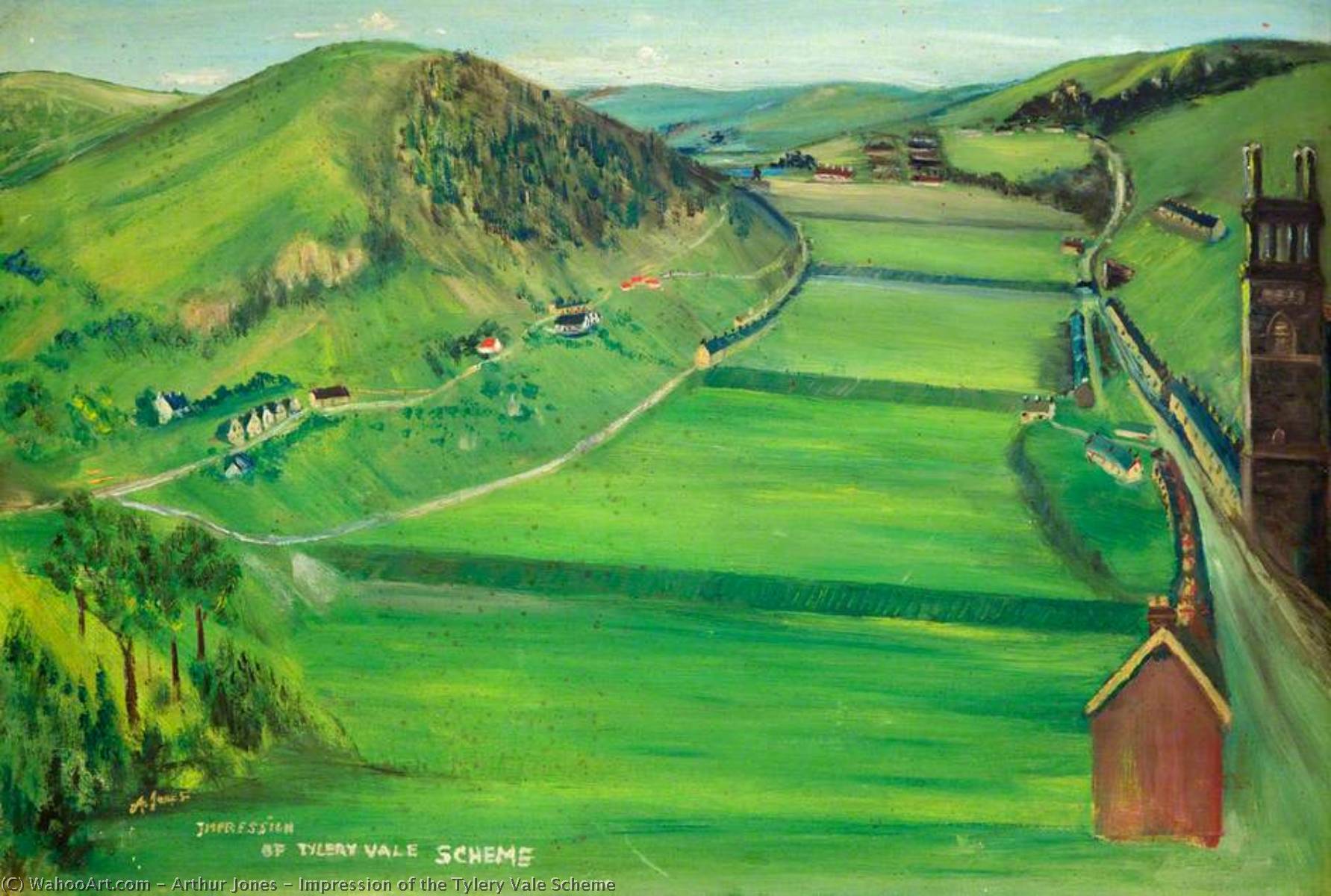 Impression Of The Tylery Vale Scheme — Arthur Jones