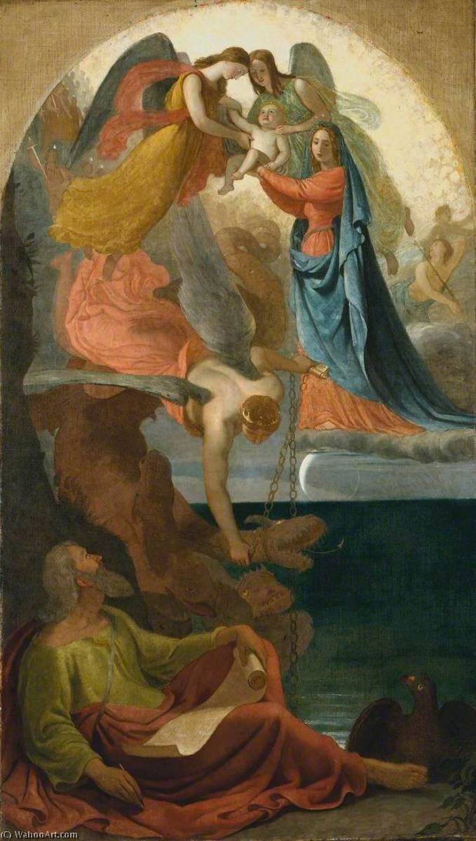 The Infant Of The Apocalypse Saved From The Dragon — Joseph Arthur Palliser Severn