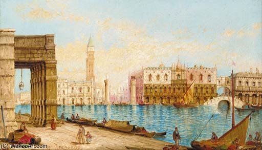 The Doge's Palace From The Dogana — William Meadows
