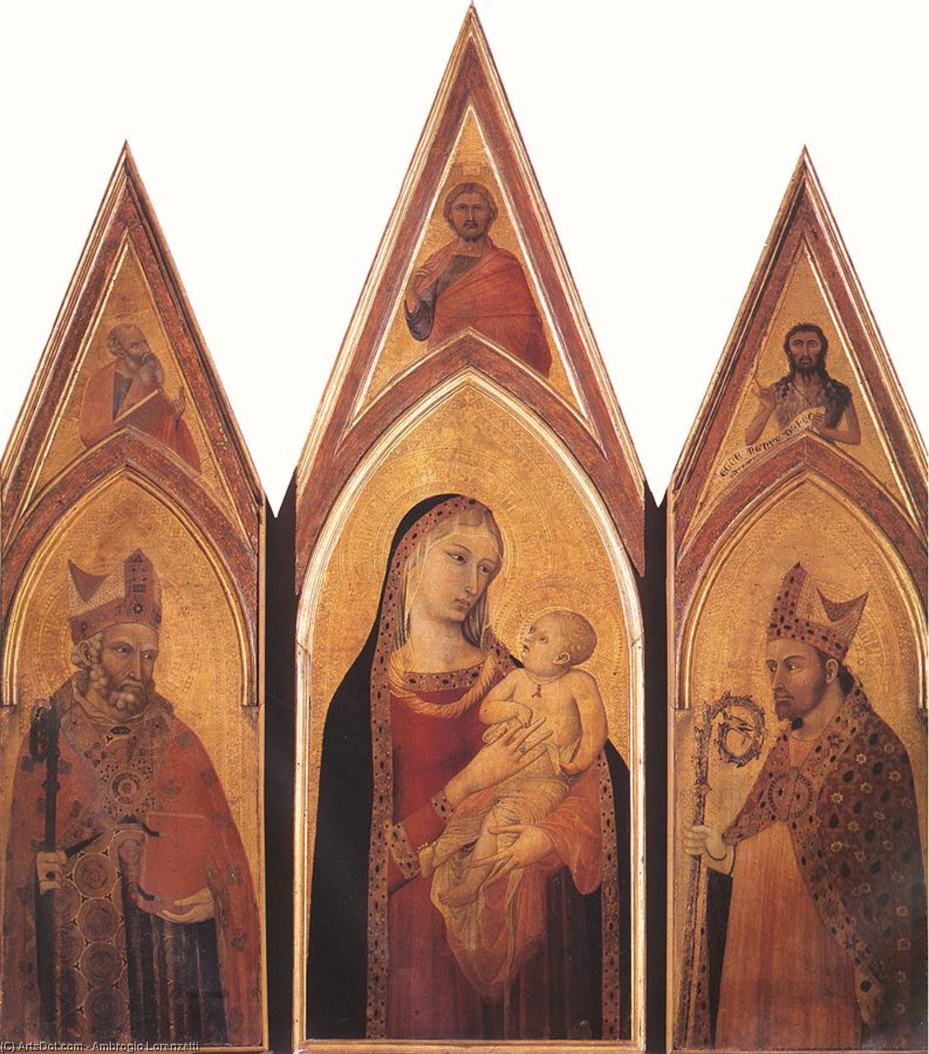 Altarpiece Of St Proculus — アンブロージョ・ロレンツェッティ