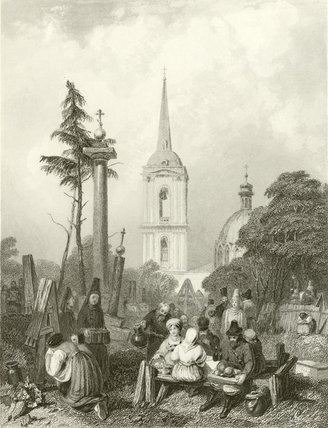 Cemetery Of The Smolensko Church — Alfred Gomersal Vickers