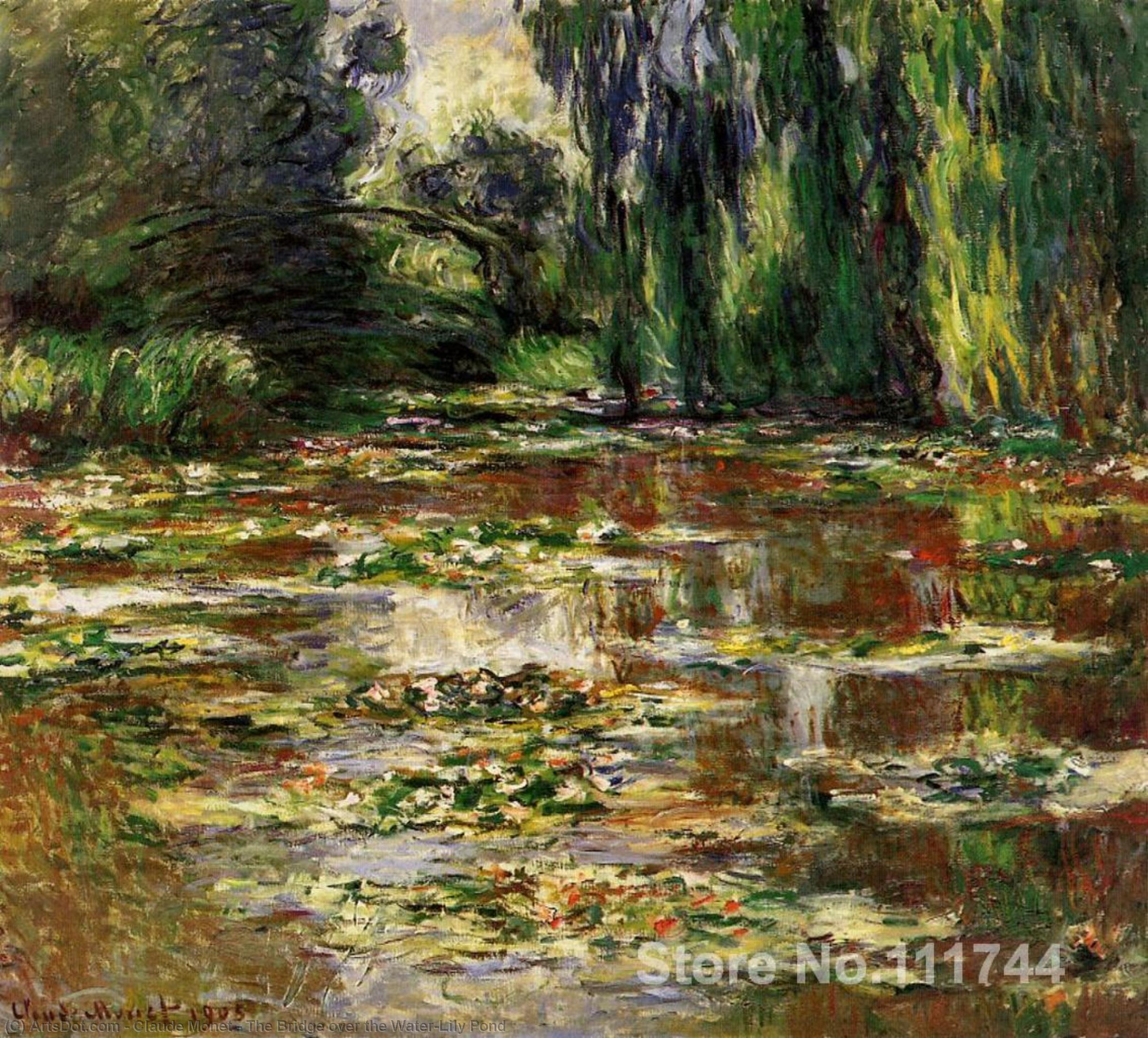 The Bridge Over The Water-lily Pond — Claude Monet