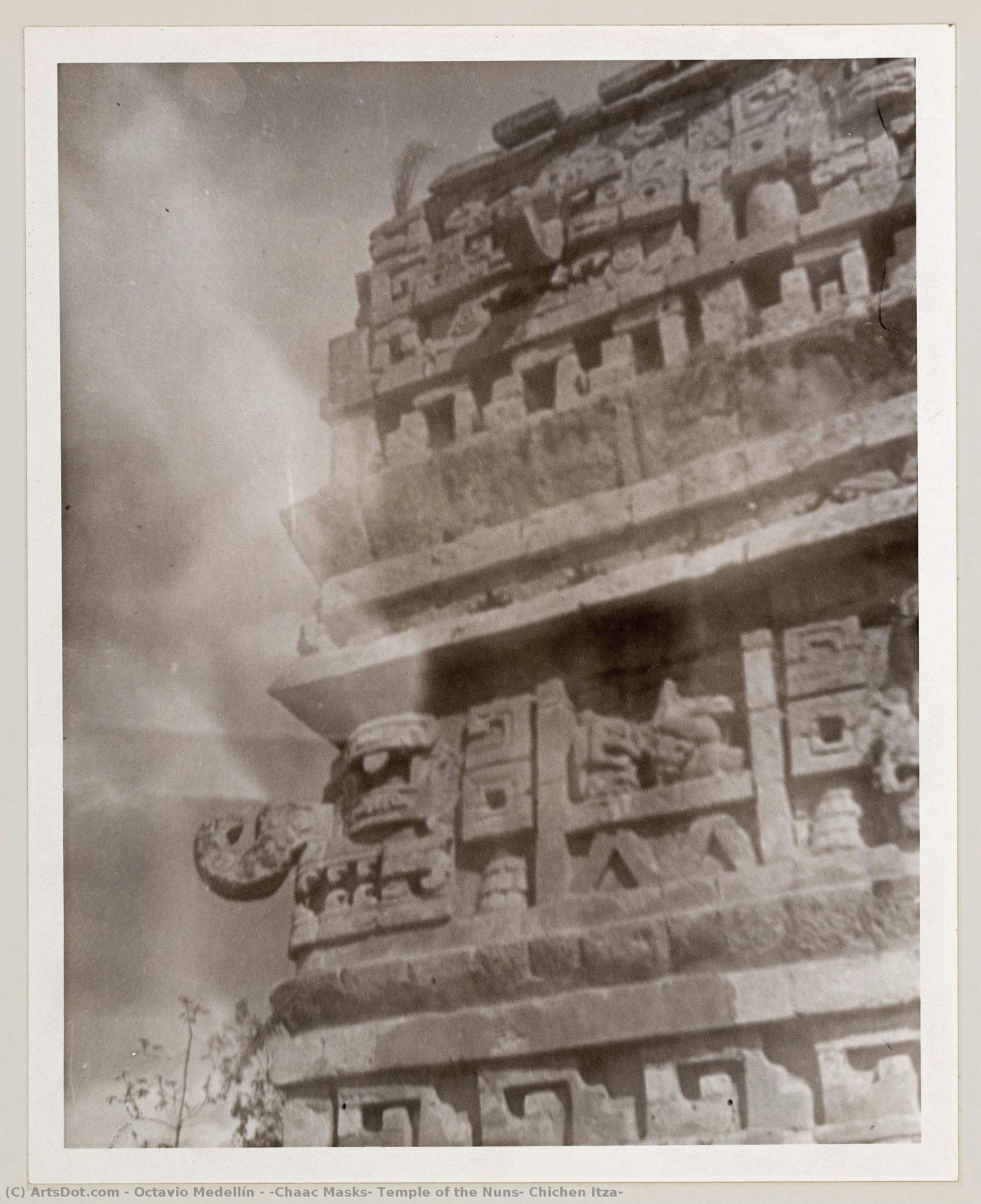 [chaac Masks, Temple Of The Nuns, Chichen Itza] — Octavio Medellín