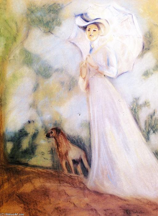 On Bos'n's Hill (study) — Edmund Charles Tarbell