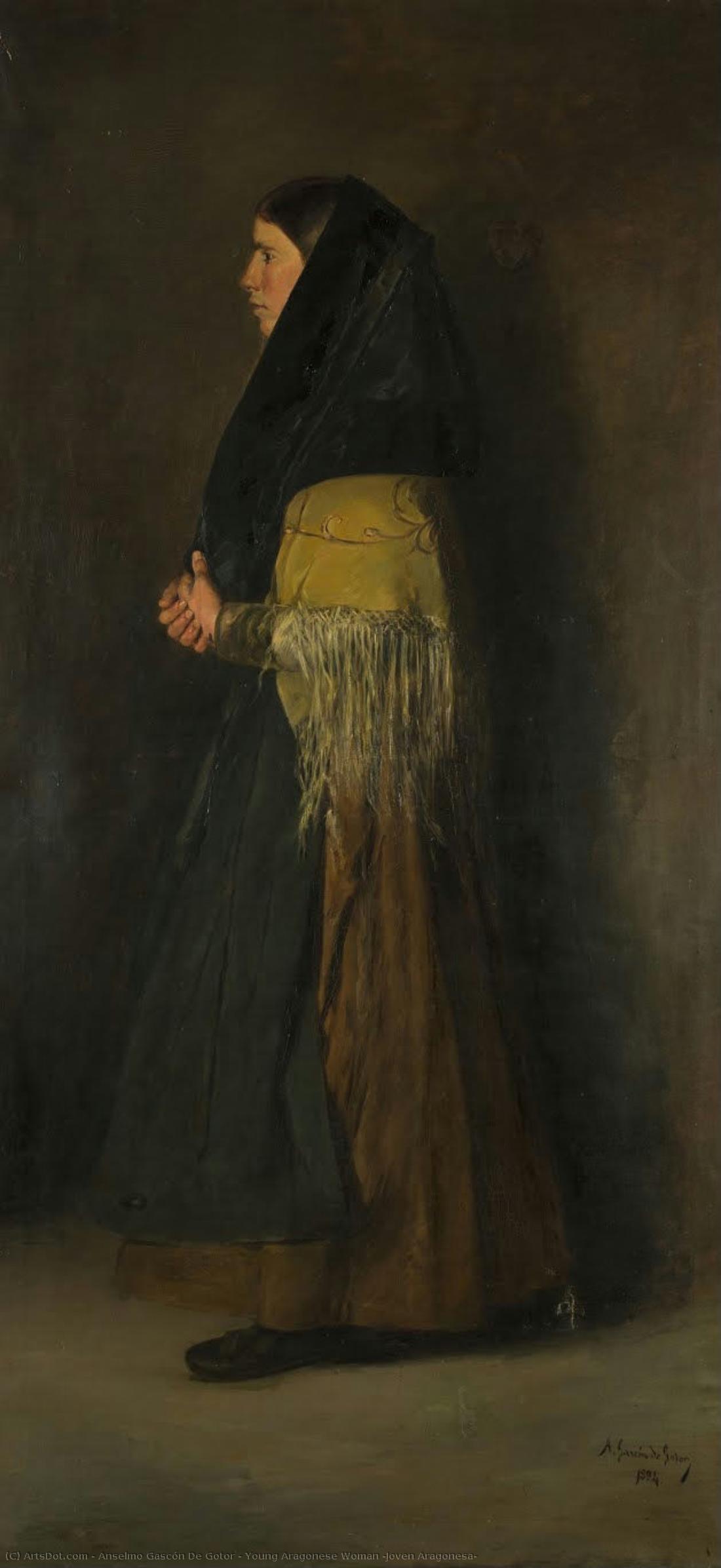 Young Aragonese Woman (joven Aragonesa) — Anselmo Gascón De Gotor