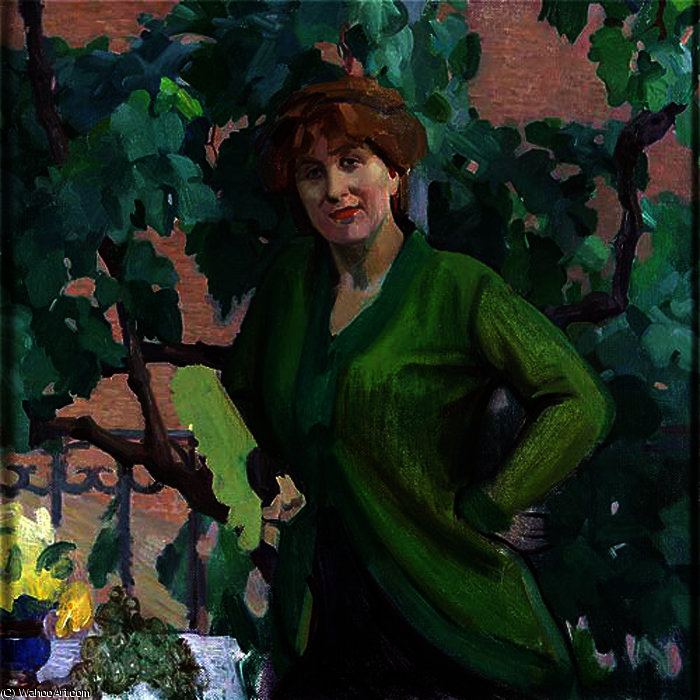 Fernanda En El Jardin — José María López Mezquita