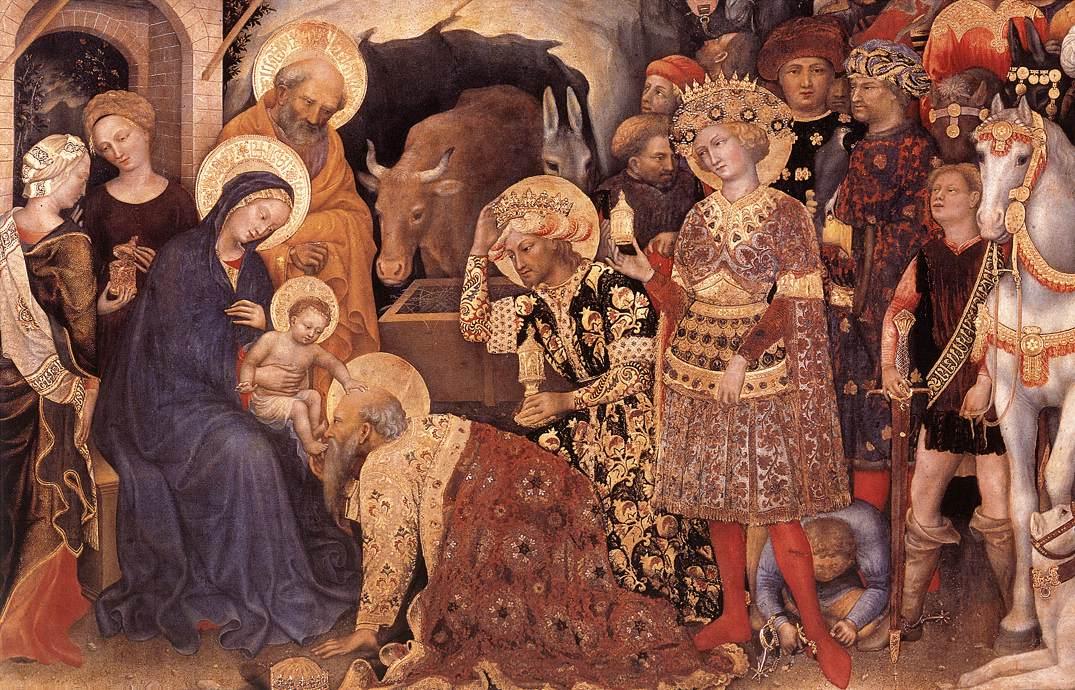 Adoration Of The Magi (detail) — Gentile Da Fabriano