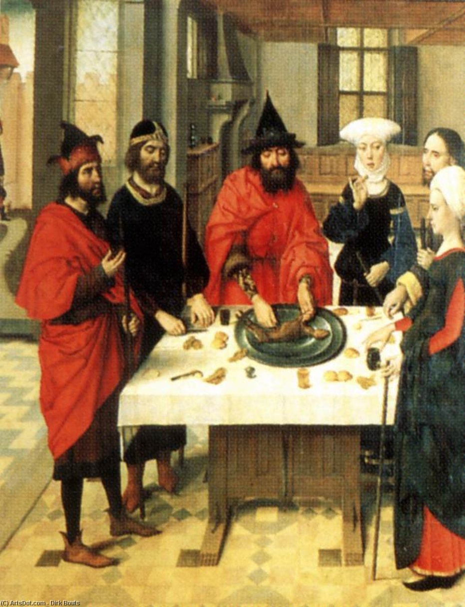 The Feast Of The Passover — Dieric Bouts