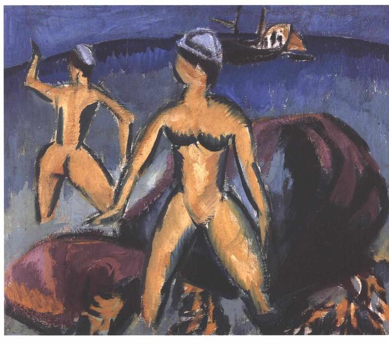 Two Women At The Sea — Ernst Ludwig Kirchner