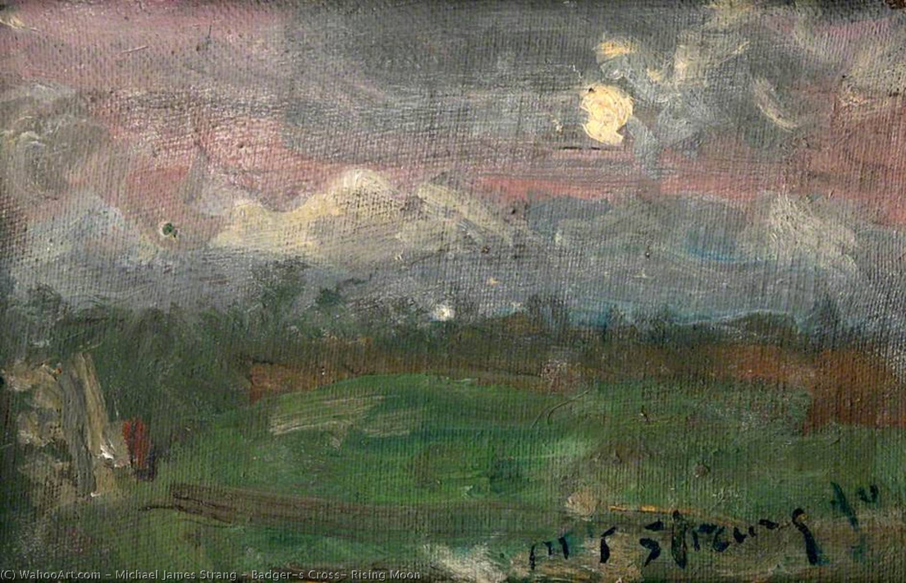 Badger's Cross, Rising Moon — Michael James Strang
