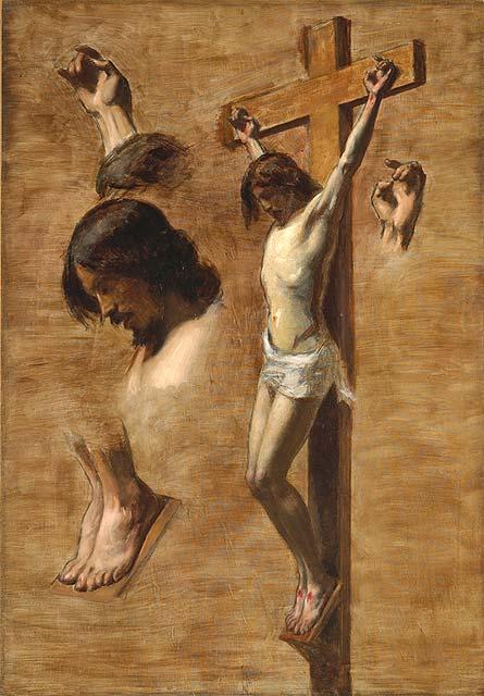 Studies For A Crucifixion — Carolus-duran (charles-auguste-emile Durand)