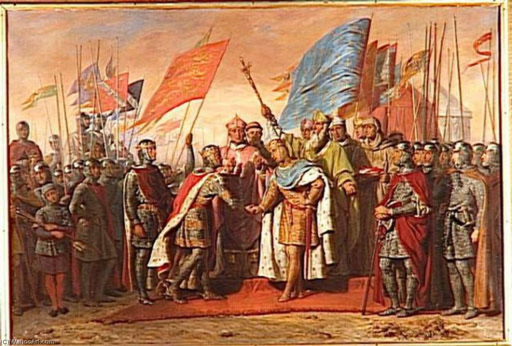 Entrevue De Philippe Auguste Avec Henri Ii A Gisors.21 Janvier 1188 — Gillot Saint Evre
