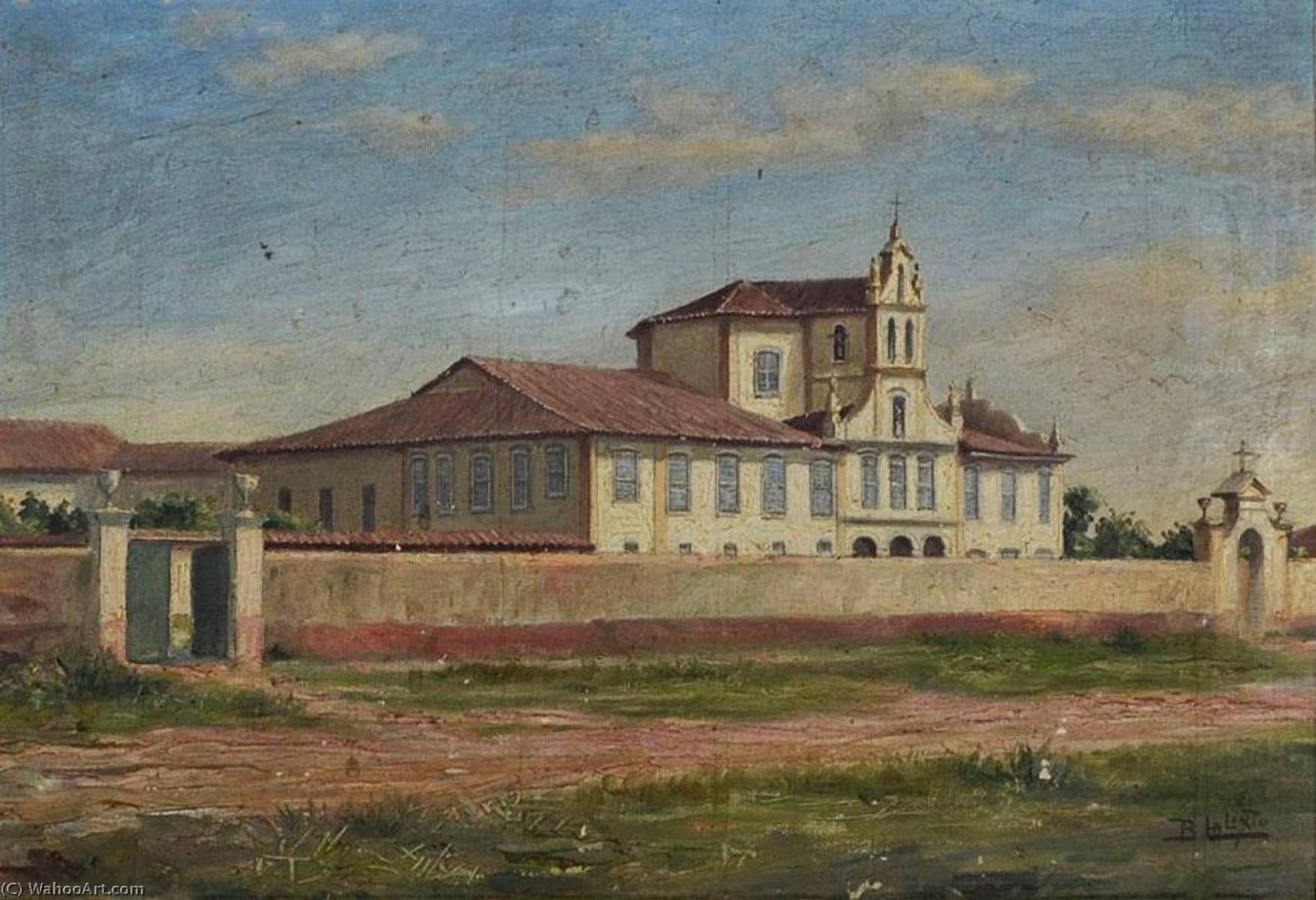 Português Recolhimento De Nossa Senhora Da Luz Em São Paulo 1860 — Benedito Calixto