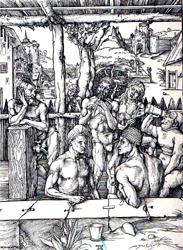 Hombres Bañándose, Berlín Smpk — Albrecht Dürer