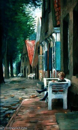 Street In Altenbruch — Thomas Ludwig Herbst