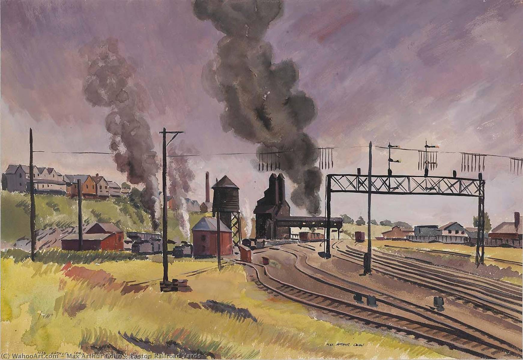 Easton Railroad Yards — Max Arthur Cohn