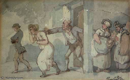 The Angry Father — Thomas Rowlandson