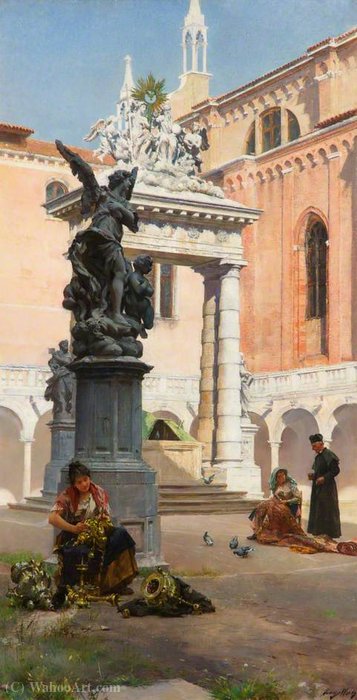 Cloisters, The Church Of The Frari, Venice — Henry Woods