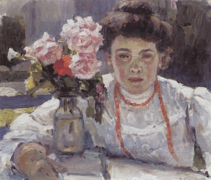 Portrait Of E. V. Surikova — Vasily Ivanovich Surikov