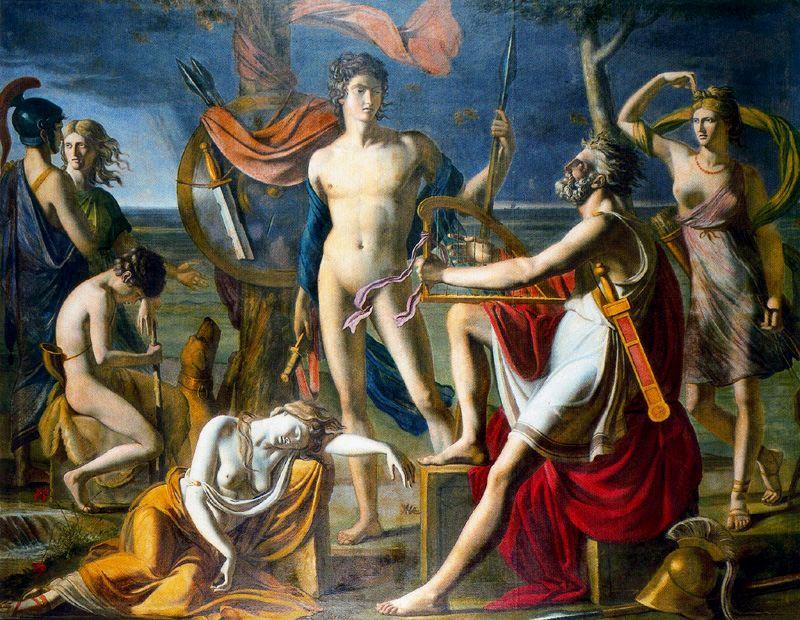 Ossian Reciting His Songs — Jean-auguste-dominique Ingres