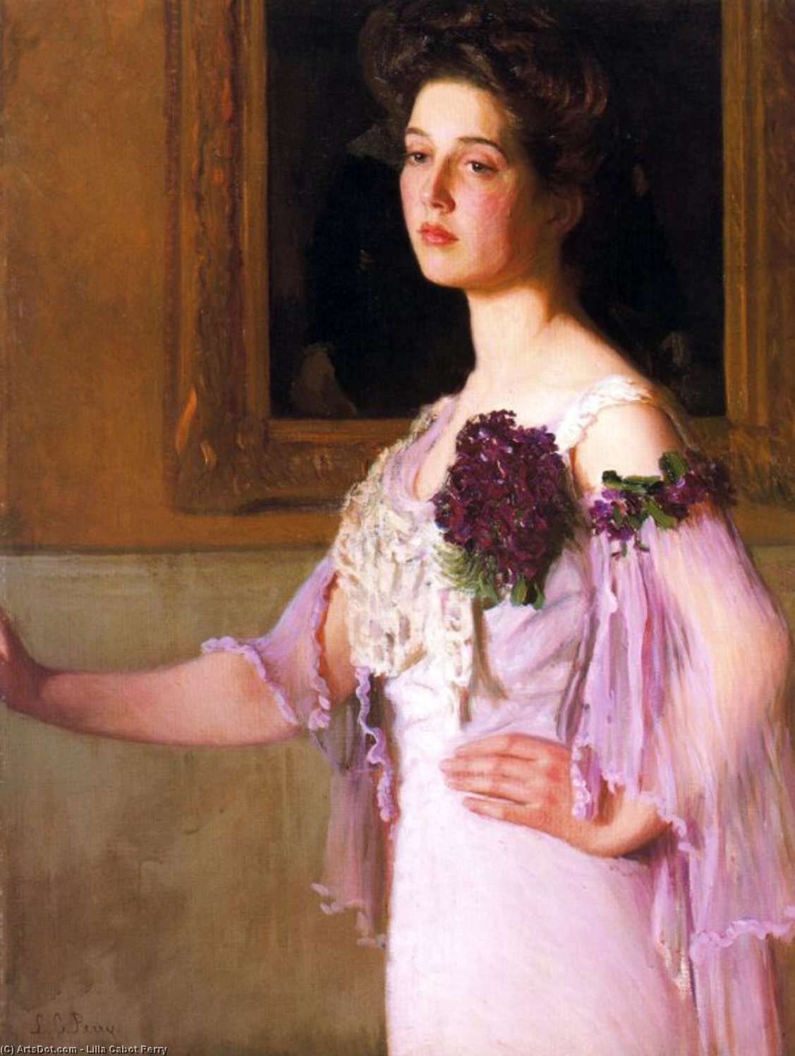 Portrait Of Mrs. Joseph Clark Grew (alice Perry Grew) — Lilla Cabot Perry